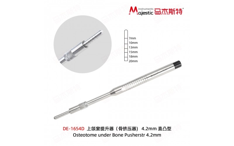 Osteotome under Bone Pusher
