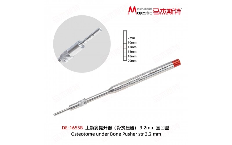 Osteotome under Bone Pusher