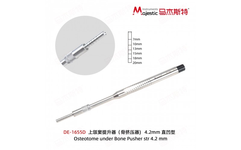 Osteotome under Bone Pusher
