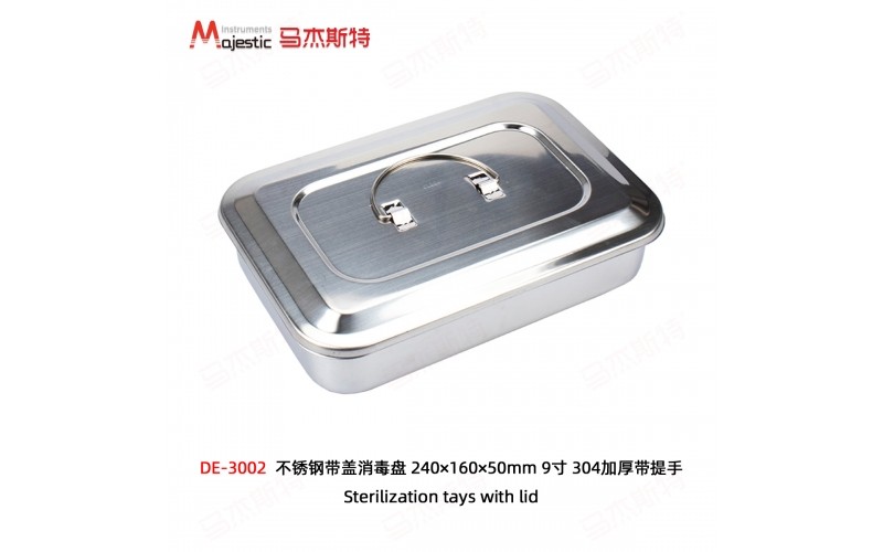 Sterilization Trays with lid and Handle